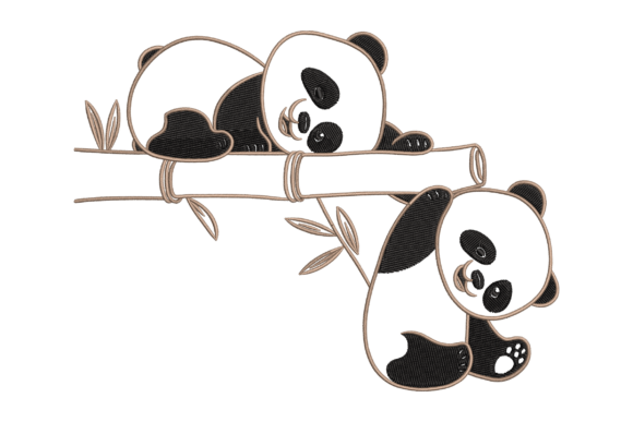 Download Cute Panda Duo - Panda Collection