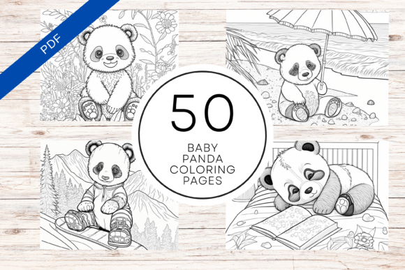 Download Baby Panda Coloring Book - Panda coloring Collection
