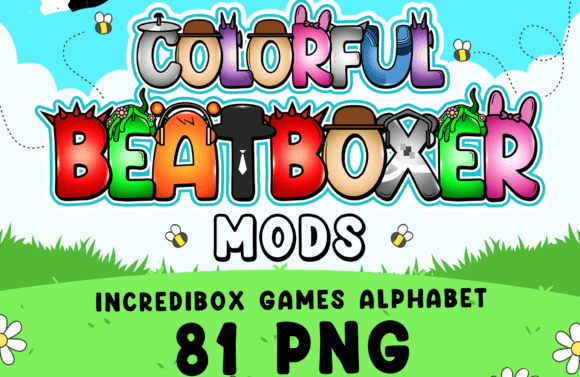 Download Colorful Beatboxer Game Alphabet, 81 PNG - Premium Resources