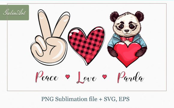Download Peace Love Panda - Panda Collection