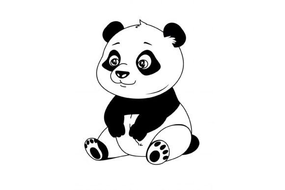 Download Panda Coloring Page for Kids - Premium Bundle