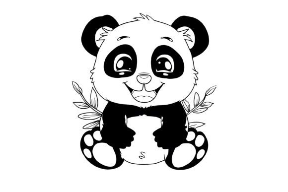 Download Panda Coloring Page for Kids - Premium Bundle
