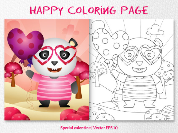 Download A Cute Panda - Coloring Pages - Panda Collection