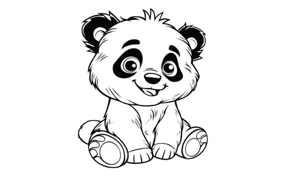 Download Panda Coloring Page for Kids - Premium Bundle
