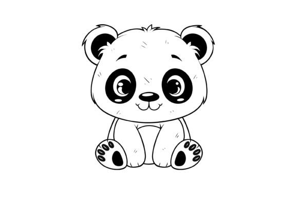 Download Panda Coloring Page for Kids - Premium Bundle