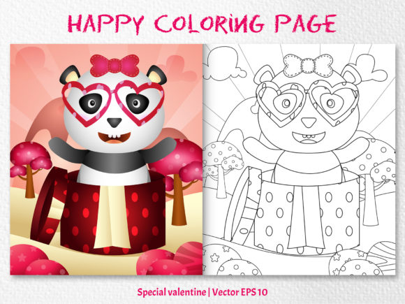 Download A Cute Panda - Coloring Pages - Panda Collection